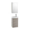 Mini Base 450mm Bathroom Unit - Basin & Bathroom Mirror Cabinet Pack - All Colours