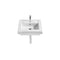 Prisma Ceramic 600mm Wall Hung Basin - 1 Tap Hole