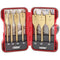 Draper Titanium Nitride Coated Flat Wood Bit Set - (7 Pieces)
