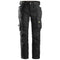 Snickers 6241 AllroundWork, Stretch Trousers Holster Pockets - Black/Black