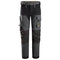 Snickers 6375 AllroundWork 4-way Stretch Trousers Steel Grey/Black, 39" Waist 30" Leg-Snickers 112