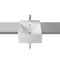 Diverta Ceramic Semi Recessed 500mm Countertop Basin - 1 Tap Hole