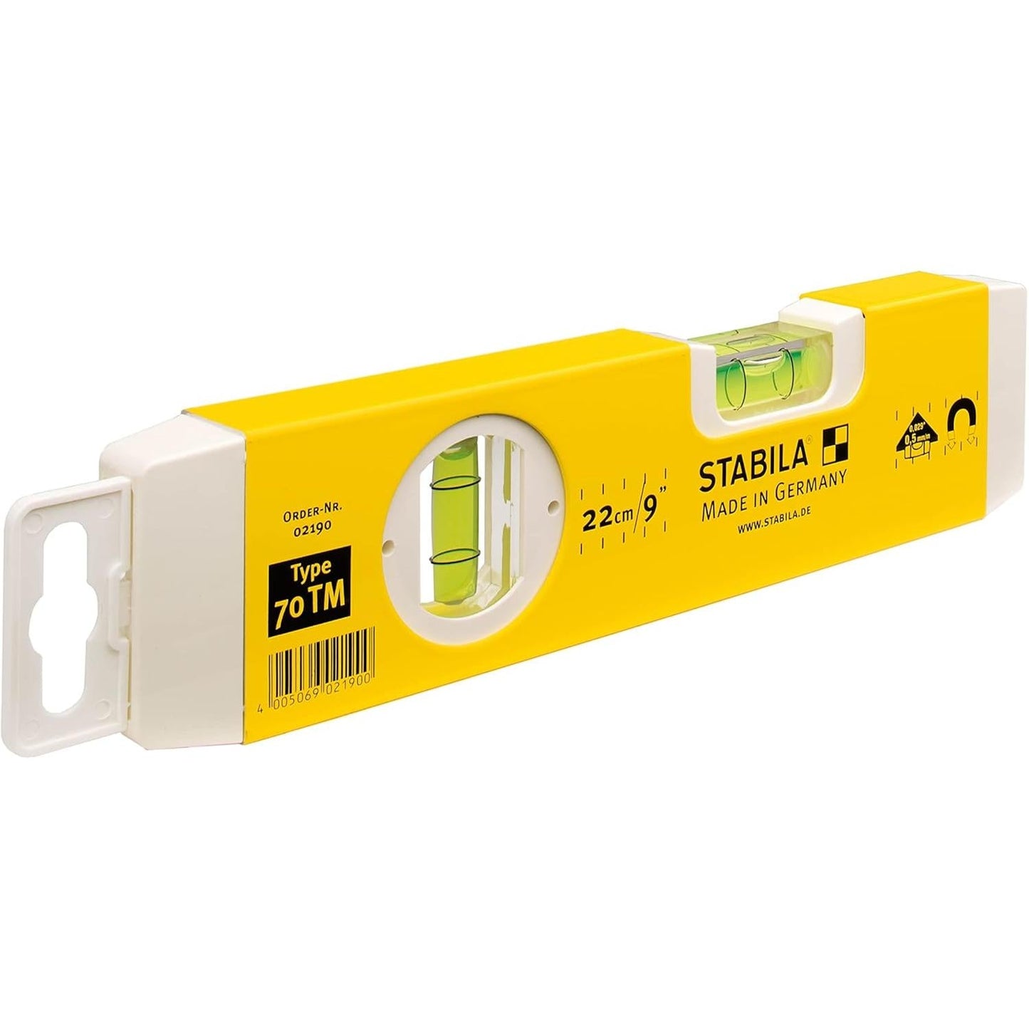 Stabila 70 TM Torpedo Level 22cm