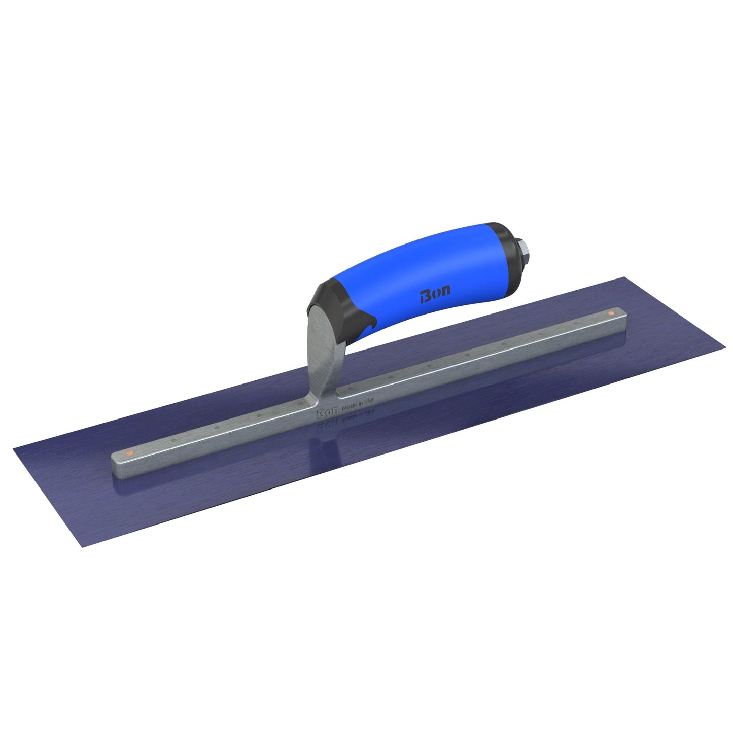 Bon Tool Ultra Flex Blue Steel Square End Finish Trowel - Comfort Wave Handle