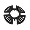 HRSP Moulded Rubber Shockpad for RPF Pedestals x 2mm