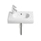 Meridian-N Compact 600mm Wall-Hung Basin 1 Tap Hole
