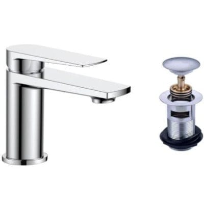 Pezzo Series Chrome Basin Mixer (inc Waste)