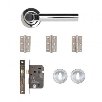 Arcadia Polished Chrome Mortice Kit