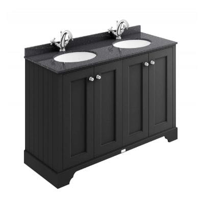 Matt Black Basin Cabinet - All Sizes