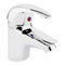 Compact Chrome Basin Mixer Tap w/ Click-Clack Waste