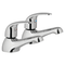 Compact Chrome Bath Taps