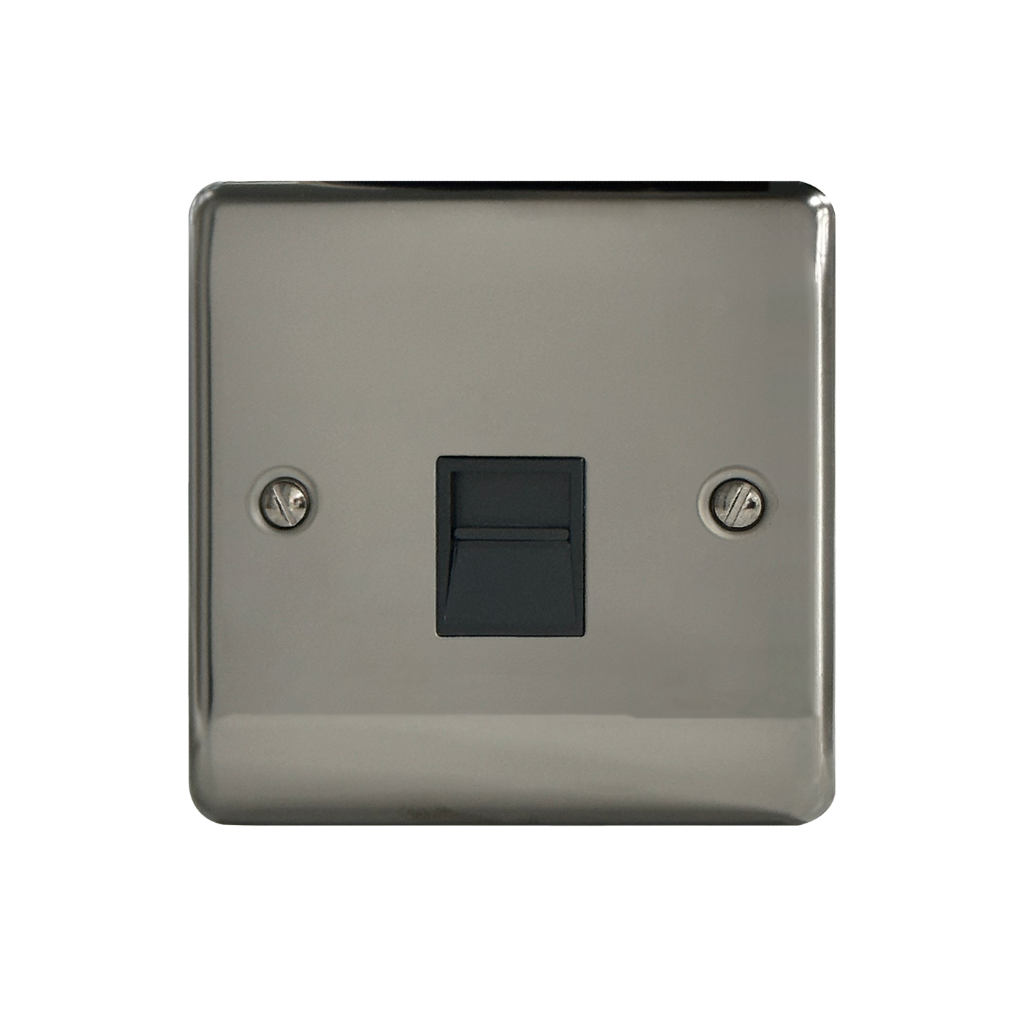 Caradok 1G Master Telephone Socket Black Nickel