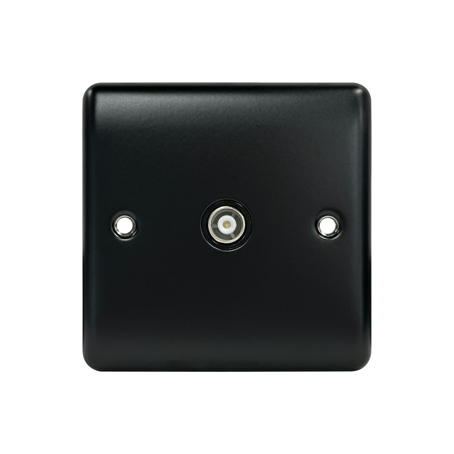 Caradok 1G Coax Socket Matt Black