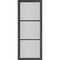 Camden Black Prefinished Glazed Internal Door - All Sizes