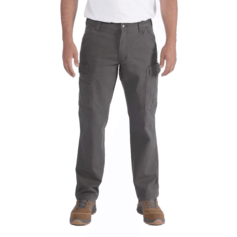 Carhartt 103574 Rugged Flex Relaxed Fit Canvas Cargo Pant Trouser Shadow, 32" Waist 34" Leg