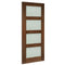 Coventry Walnut Prefinished Frosted Glazed Internal Door - All Sizes