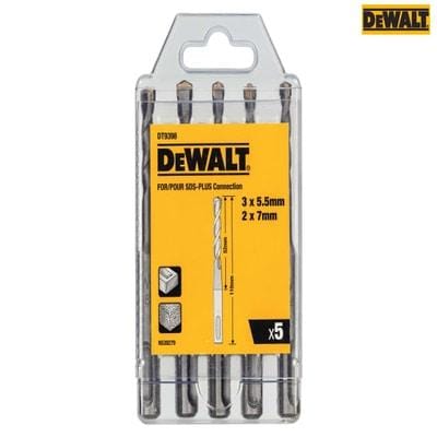 SDS Plus Drill Bit Set (5 Piece)