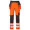 Portwest DX454 DX4 Hi-Vis Holster Pocket Craft 4-Way Stretch Trousers