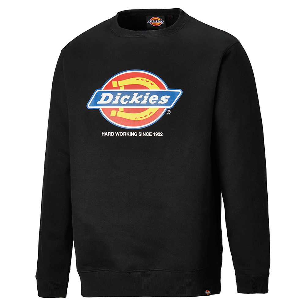 Dickies DT3010 22 Longton Graphic Logo Sweatshirt Black Large