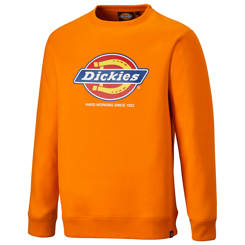 Dickies DT3010 22 Longton Graphic Logo Sweatshirt Orange XL