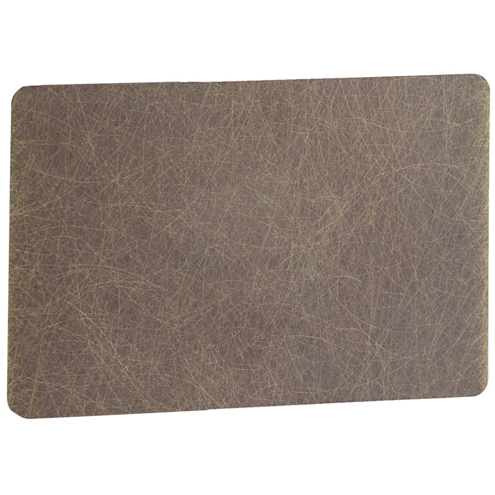 Caradok Screwless Antique Brass Blank Plate - 2 Gang - The Georgian