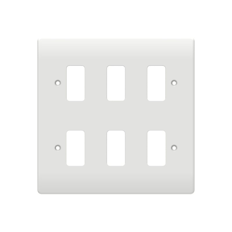 Caradok 6G Front Grid Plate White Moulded