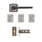 Invictus Matt Satin Black Finish Door Handle Kit