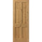 Rustic Oak Shaker 4 Panel Pre Finished Internal Door - All Sizes