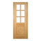 Kensington Oak Prefinished Bevelled Glaze Internal Door - All Sizes