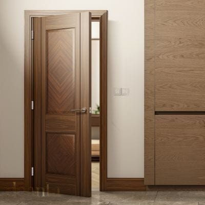 Kensington Walnut Prefinished Internal Fire Door FD30 - All Sizes