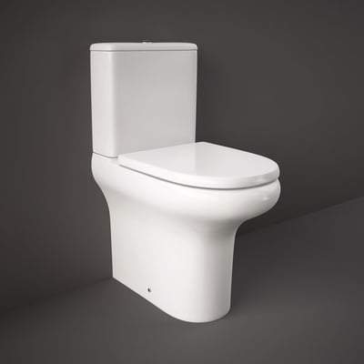 Deluxe 45cm High Close Coupled Back To Wall WC Pan in Alpine White