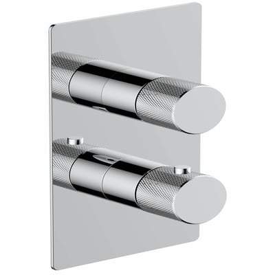 Dual Outlet 2 Handle Thermostatic Concealed Shower Valve - All Colours