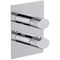 Dual Outlet 2 Handle Thermostatic Concealed Shower Valve - All Colours