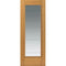 Oak Medina Pre Finished Glazed Internal Door - All Sizes