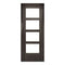 Montreal Ash Dark Grey Glazed Internal Door - All Sizes