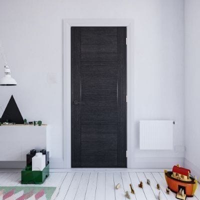 Montreal Ash Dark Grey Internal Fire Door FD30 - All Sizes