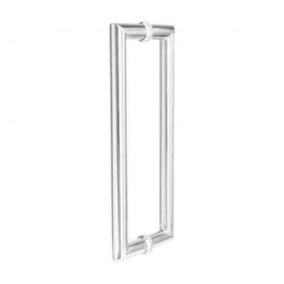 Mitred Pull Handle Polished Steel