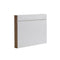 White Primed Shaker Skirting - 145mm x 16mm x 3.6m (Pack of 4)