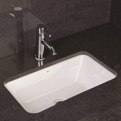 Chameleon Over Counter Wash Basin in Alpine White