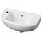 45cm Slim Line Basin 1 Tap Hole in Alpine White