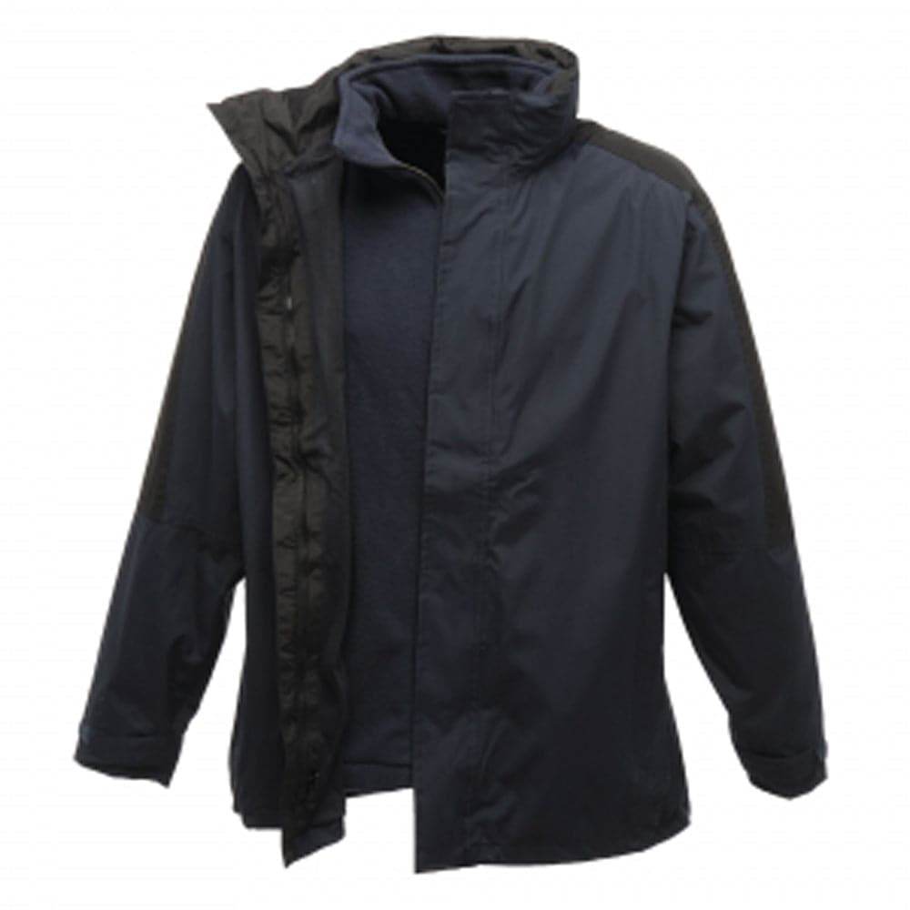 Regatta TRA130 Defender III Waterproof 3-IN-1 Jacket Mens Navy Blue 2XL