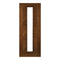 Seville Walnut Prefinished 1 Glazed Light Panel Internal Door - All Sizes