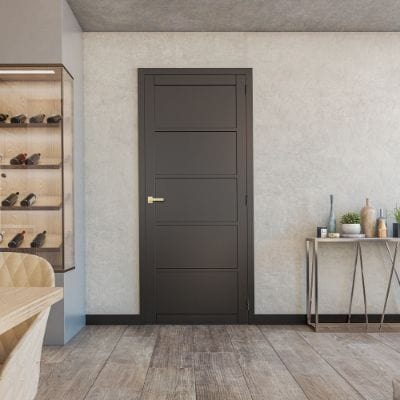 Shoreditch Black Prefinished Internal Door - All Sizes