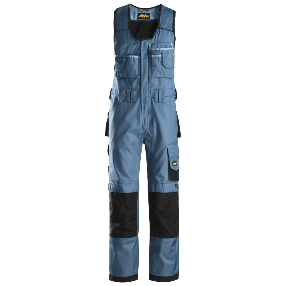 Snickers 0312 Craftsmen One-Piece Trousers, DuraTwill Ocean Blue/Black