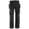 Snickers 3215 Craftsmen Holster Pocket Trousers, Comfort Cotton Black