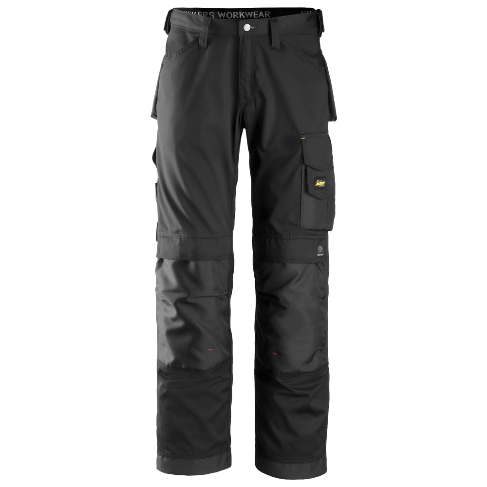 Snickers 3311 Craftsmen Trousers, CoolTwill Black, 33" Waist 32" Leg-Snickers 48