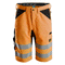 Snickers 6132 LiteWork Hi-Vis Shorts+ Class 1 Various Colours