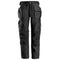 Snickers 6224 AllroundWork, Canvas+ Stretch Work Trousers+ Holster Pockets Black