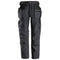 Snickers 6224 AllroundWork, Canvas+ Stretch Work Trousers+ Holster Pockets Steel Grey