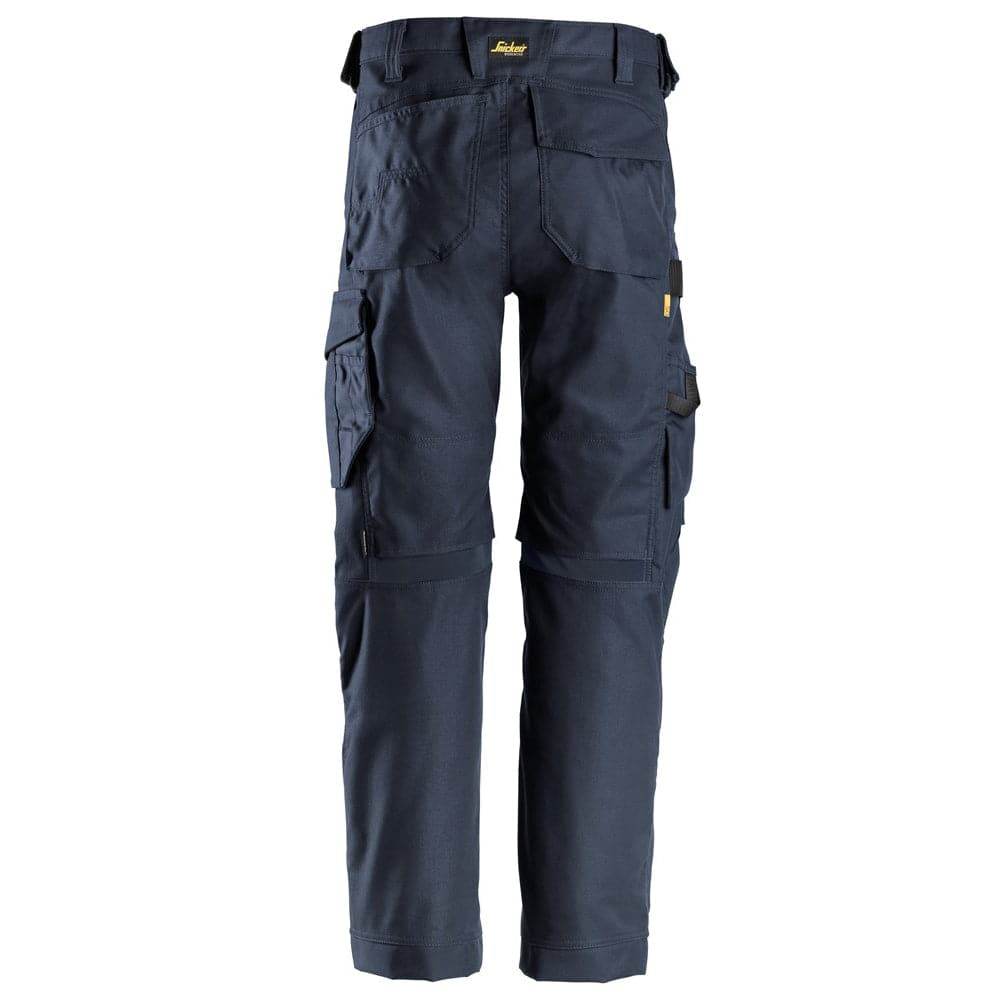 Snickers 6324 AllroundWork, Canvas+ Stretch Work Trousers+ Navy Blue